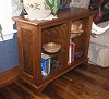 Walnut Burl Panel Casework